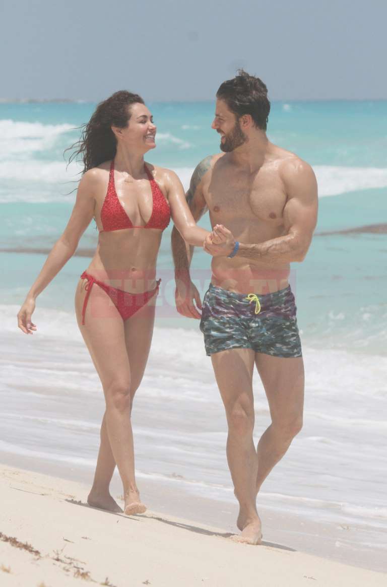 Mayte Carranco y Jorge Losa en Cancún