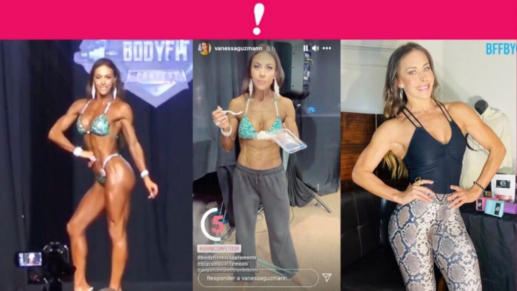 Portada Vanessa Guzmán en competencia de fisicoculturista
