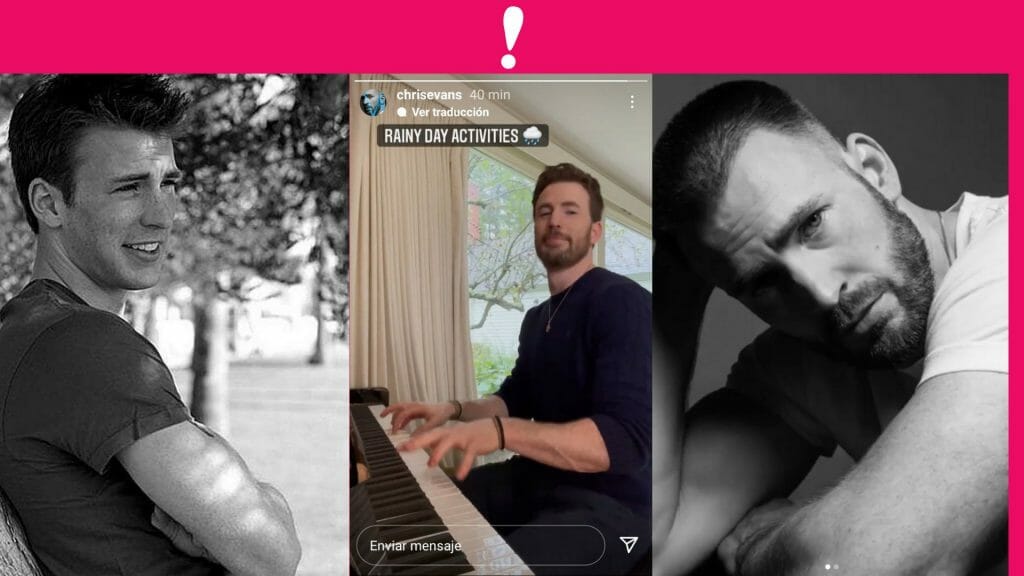 Chris Evans de nuevo enloquece las redes sociales al tocar el piano