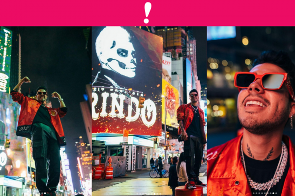 Mario Bautista cumple su sueño de estar en Time Square por su canción 'Brindo'