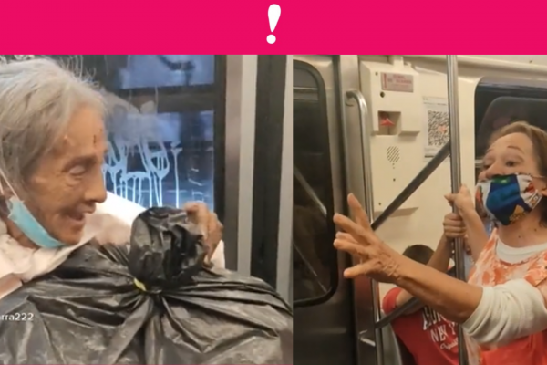 OMG! Señora intenta hacer exorcismo en el metro de la CDMX
