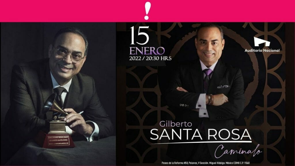 El “Caballero de la Salsa” Gilberto Santa Rosa regresa a México