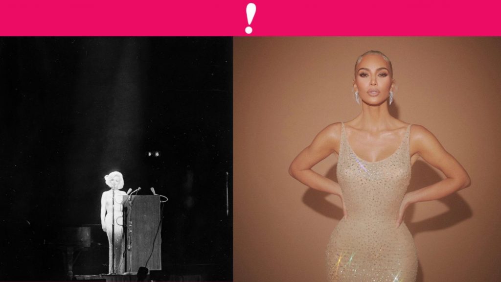 Kim Kardashian usa iconico vestido de Marilyn Monroe para la Met Gala 2022