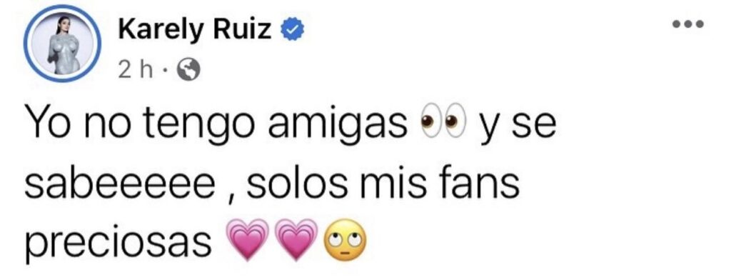 OMG! Karely Ruiz responde a Maya Nazor tras beso con Santa Fe Clan.