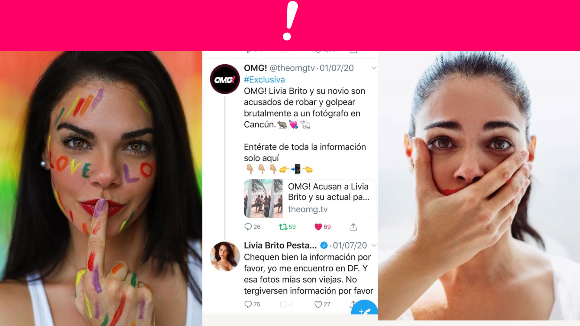 Livia Brito mintió sobre el caso del paparazzi