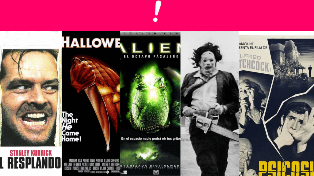 En algún momento de la vida hemos escuchado sobre estos titulos, hemos visto sus portadas en las plataformas o alguien nos ha hablado de ella, y es que, como lo dice en el titulo, están películas son un clásico, no solo por la fecha en la que fueron estrenadas sino porque todas y cada una de ellas marcaron un hito en la cultura popular del terror.