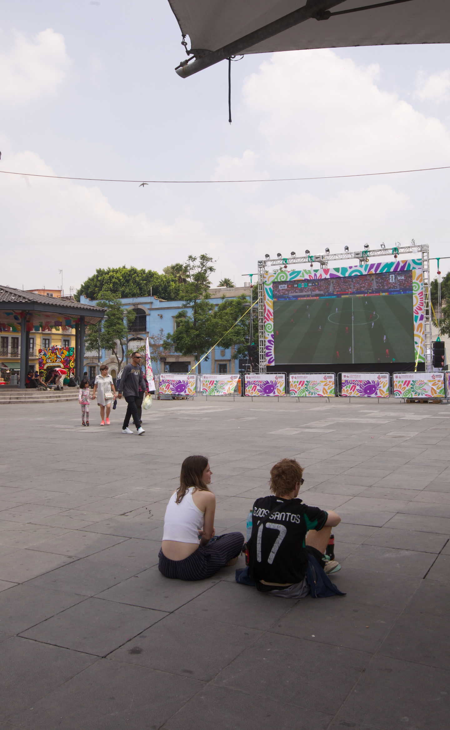 Sede pública en Plaza Garibaldi, Ciudad de México